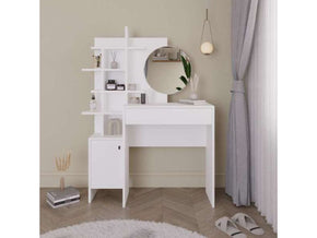 Coiffeuse MUP blanc Ameublement interieur Maroc Meubles de decoration chez GUZELHOME Maroc Rabat Casablanca Tanger Nador Berkane
