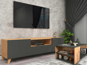 Ensemble-meuble-TV-gris-et-table-basse-maroc--au-maroc