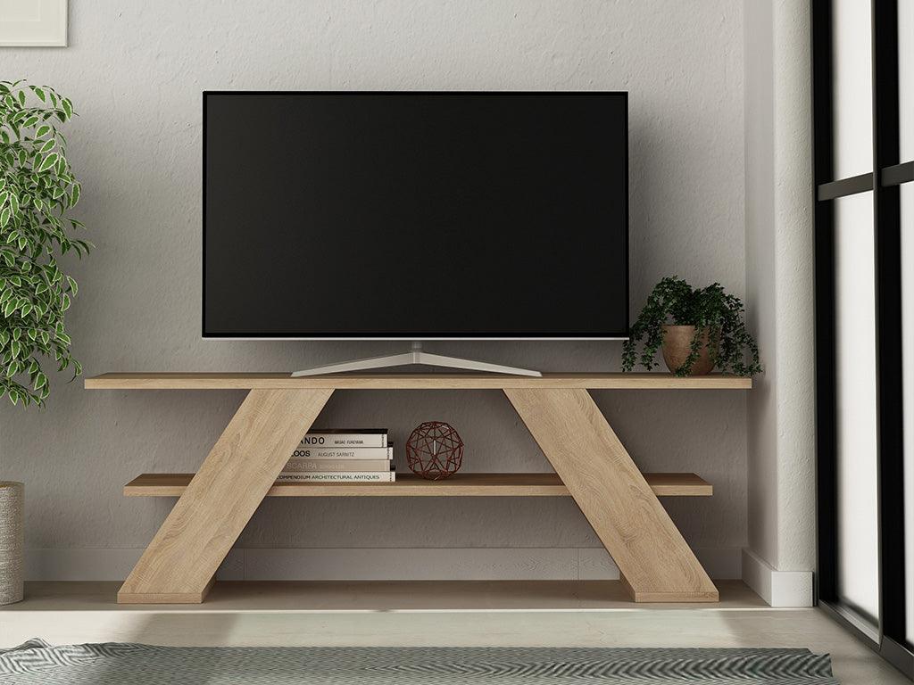 Table TV moderne FARFALLA 120cm - Chêne Table TV moderne FARFALLA 120cm - Chêne