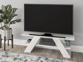 Stand TV moderne FARFALLA 120cm - Ancient White - Meubles de décoration chez GÜZELHOME Maroc
