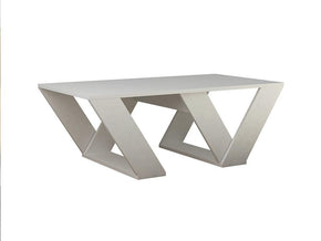 Table basse moderne PIPRA 110cm - Blanc - Meubles de décoration chez GÜZELHOME Maroc