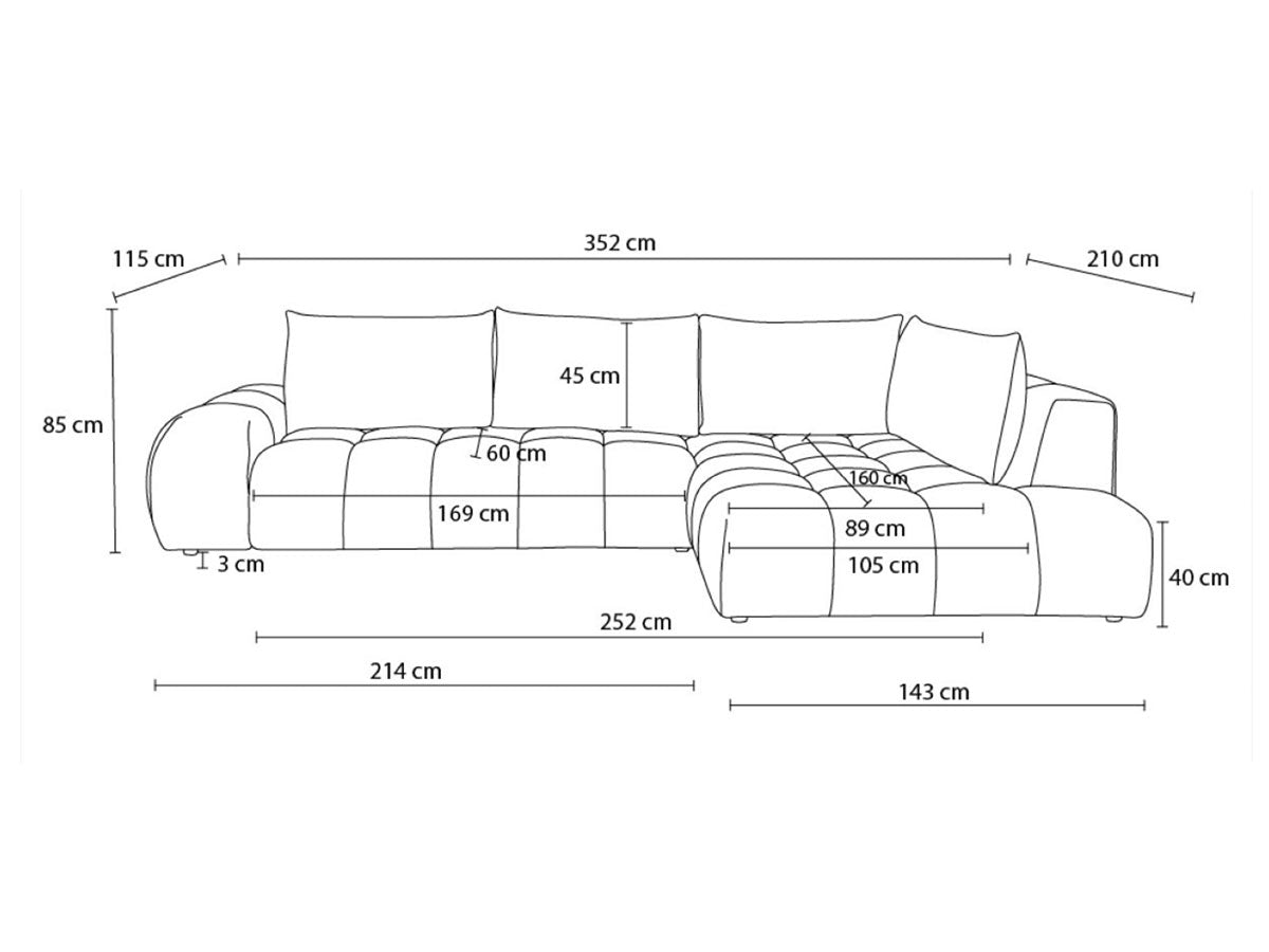 Canapé d’angle Bubbly Canapé d’angle Bubbly