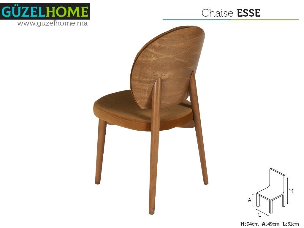 Salle à manger complète à 6 chaises ESSE - Table extensible 139 - 179 cm Salle à manger complète à 6 chaises ESSE - Table extensible 139 - 179 cm