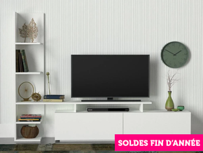 Meuble TV HOME - Blanc - Meubles de décoration chez GÜZELHOME Maroc