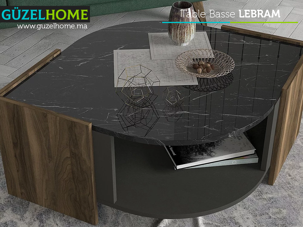 Collection séjour LEBRAM - Table Basse+ 2 tables d'appoint Collection séjour LEBRAM - Table Basse+ 2 tables d'appoint