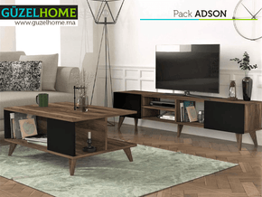 LOVADNOS - Stand TV et Table Basse - Ameublement d'intérieur Maroc - Meubles de décoration chez GÜZELHOME Maroc