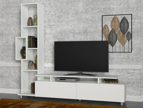 Meuble TV TULIP - Blanc - Meubles de décoration chez GÜZELHOME Maroc