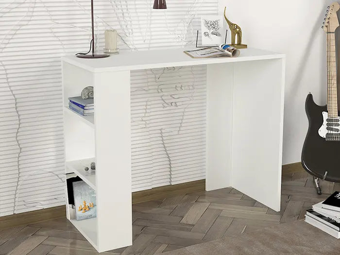 Bureau NETENYA 90 cm - Blanc - Travail et étude