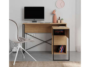 Bureau multi usages BADAU chêne Bureau table stand kit decoration Maroc Raba Casablanca Berkane Tanger Nador