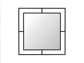 Miroir décoratif moderne - cadre en métal noir - Entrée et hall - Meubles de décoration chez GÜZELHOME Maroc