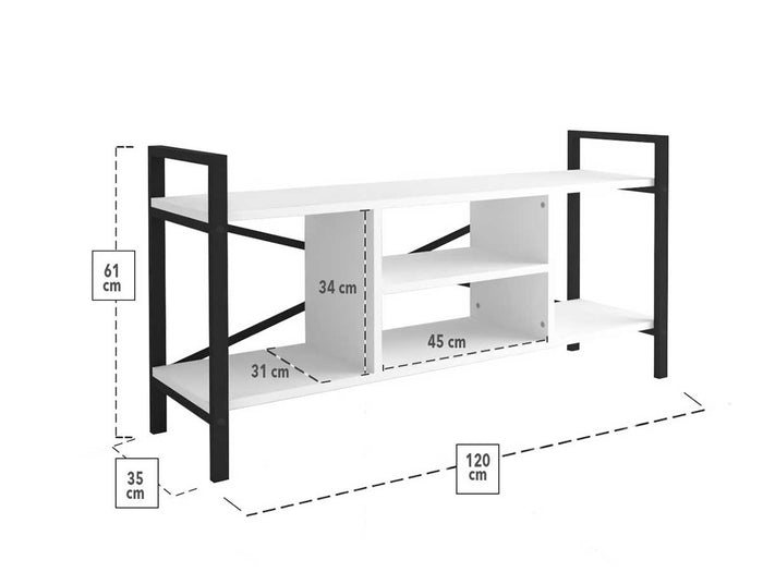 Meuble TV à design nordique NORD 120 cm