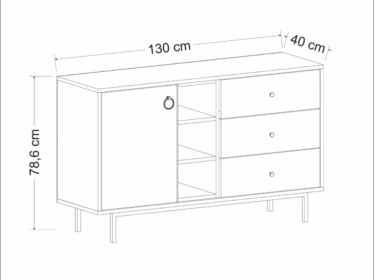 Console BARS  Anthracite