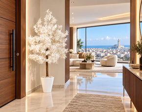 Plante artificielle Lumière blanche — vue alternative