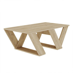 Table basse moderne PIPRA 110cm - Chêne - Meubles de décoration chez GÜZELHOME Maroc