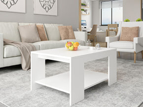 Table Basse Lina Blanc Chene Meubles de decoration chez GUZELHOME Maroc Berkane Casablanca Rabat Tanger Berkane