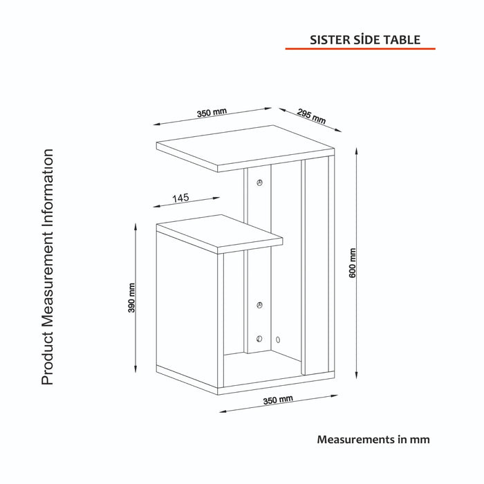 Table d'appoint SISTER Noyer