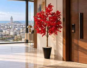 Plante artificielle Cherry Rouge Élégance — vue alternative