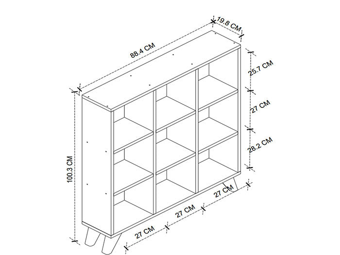 Console et bibliothèque CUBE