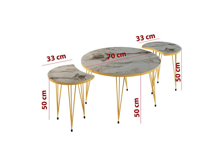 Ensemble de Tables basses TURA