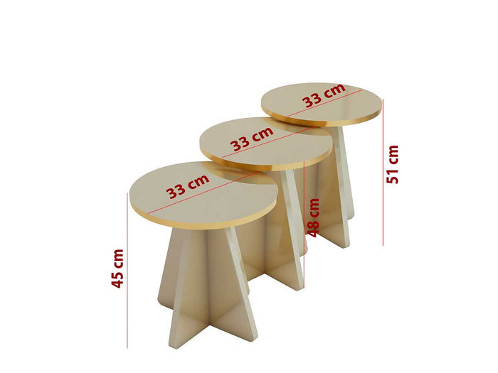 Ensemble de Tables d'appoint HOLA