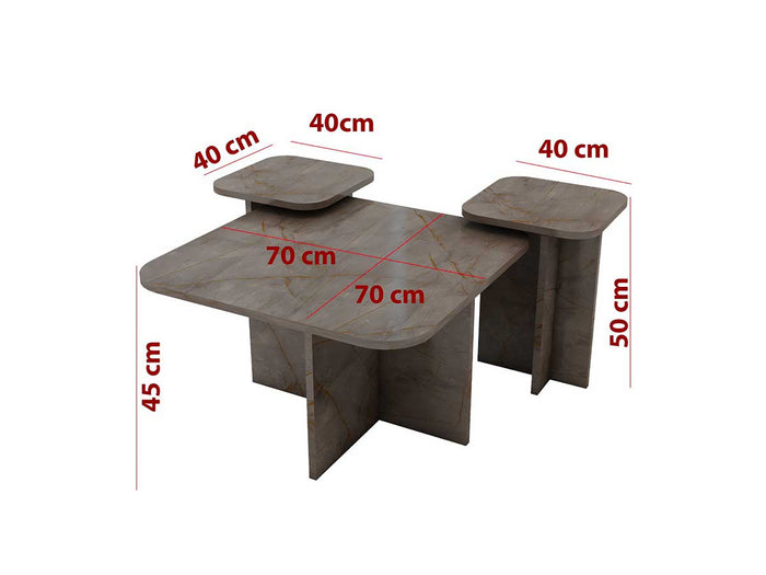 Ensemble de Tables basses MANDA