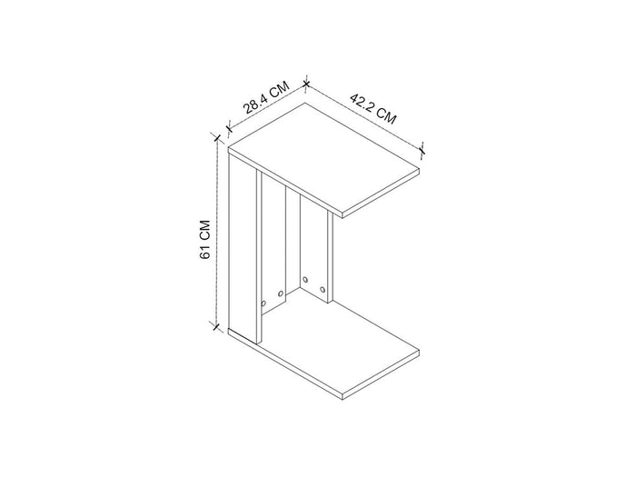 Table d'appoint mobile FAS