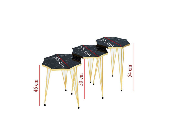 Ensemble de Tables d'appoint LINIA