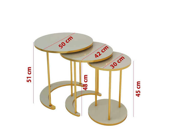 Ensemble de tables d'appoint CIRCLE