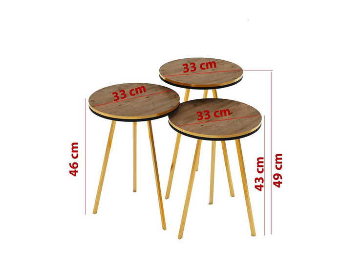 Ensemble de tables d'appoint NOTA