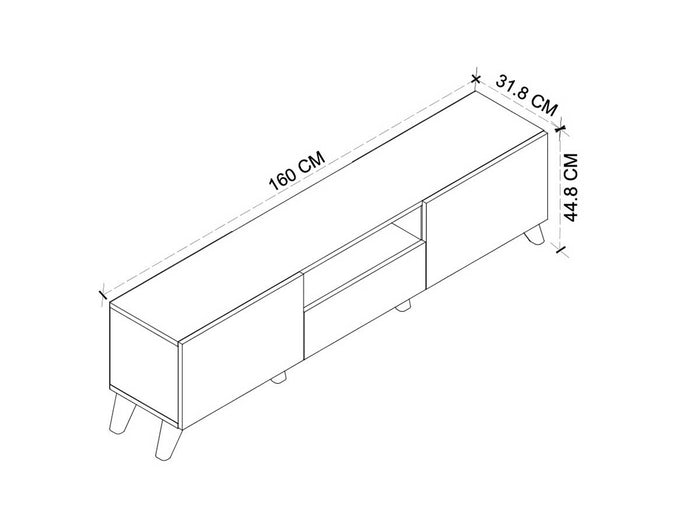 Meuble TV 160cm STYLE