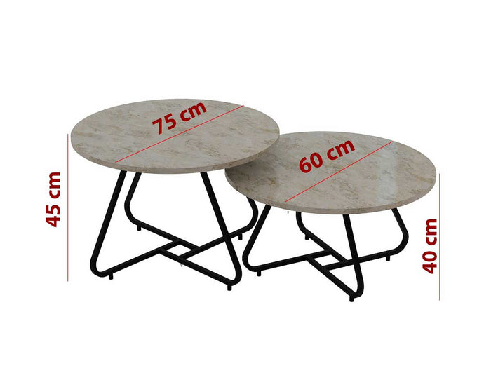 Ensemble de Tables basses HALA