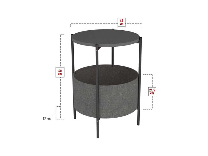 Table d'appoint ronde CIF