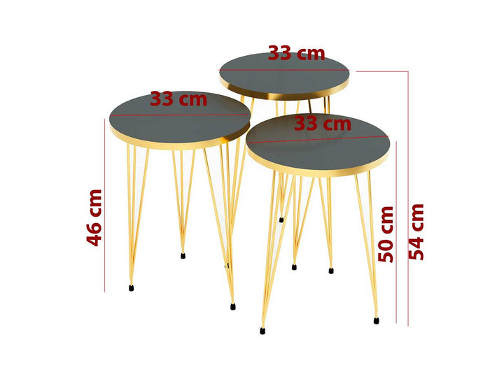 Ensemble de Tables d'appoint DALIDA