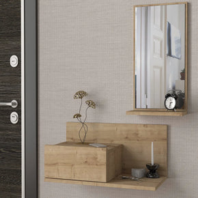 Coiffeuse suspendue avec miroir DRAX