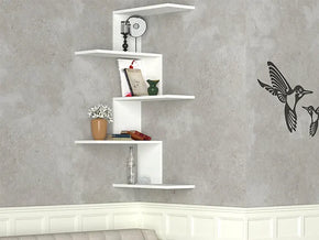 Étagère d'Angle CANIKO - Blanc