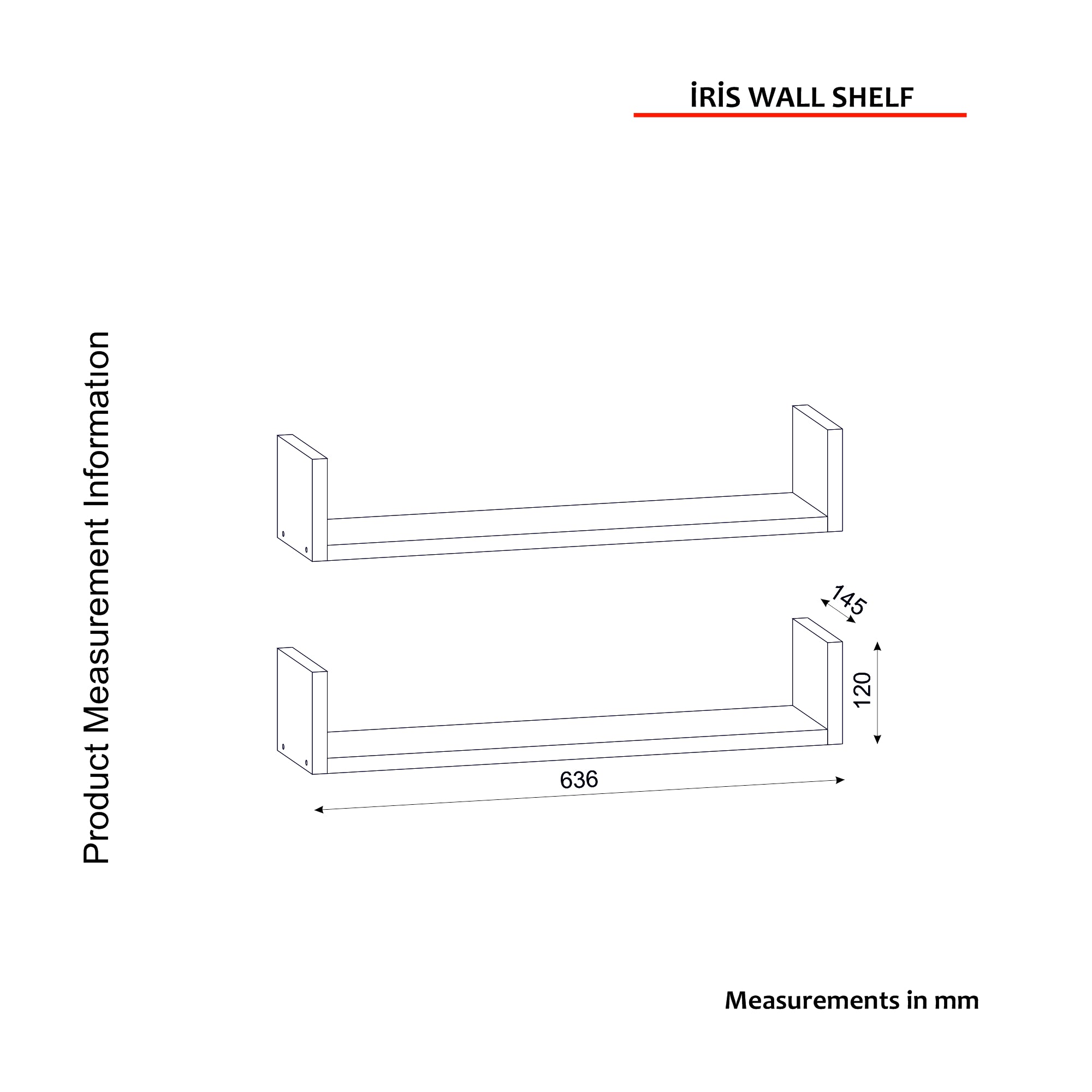 Etagère Iris - Blanc