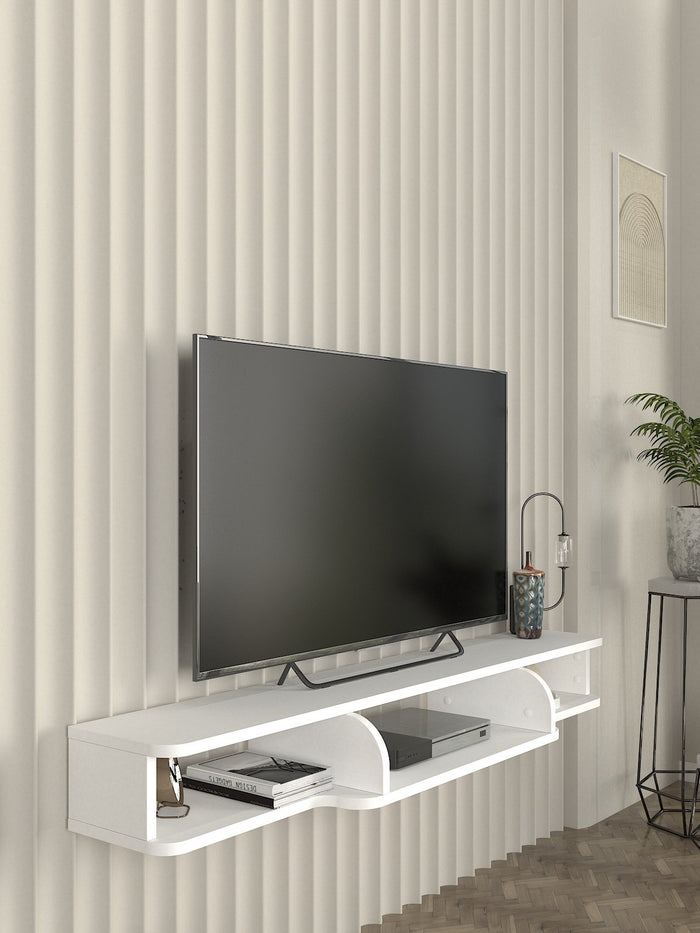 Meubles TV LEPPO - Blanc