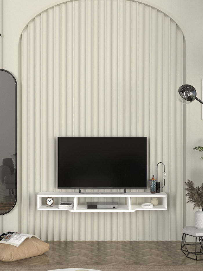 Meubles TV LEPPO - Blanc