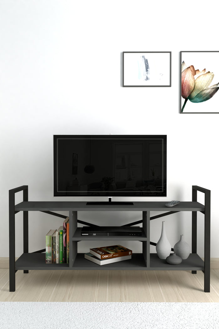Meuble TV Sylas - Gris anthracite