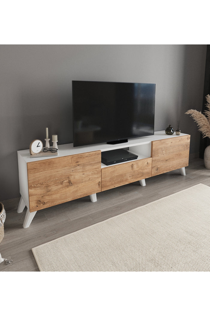 Meuble TV Malric - Blanc