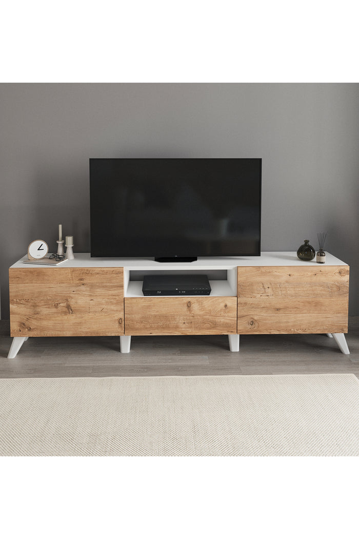 Meuble TV Malric - Blanc