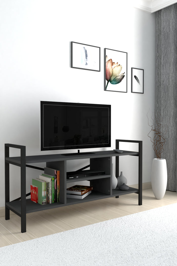 Meuble TV Sylas - Gris anthracite