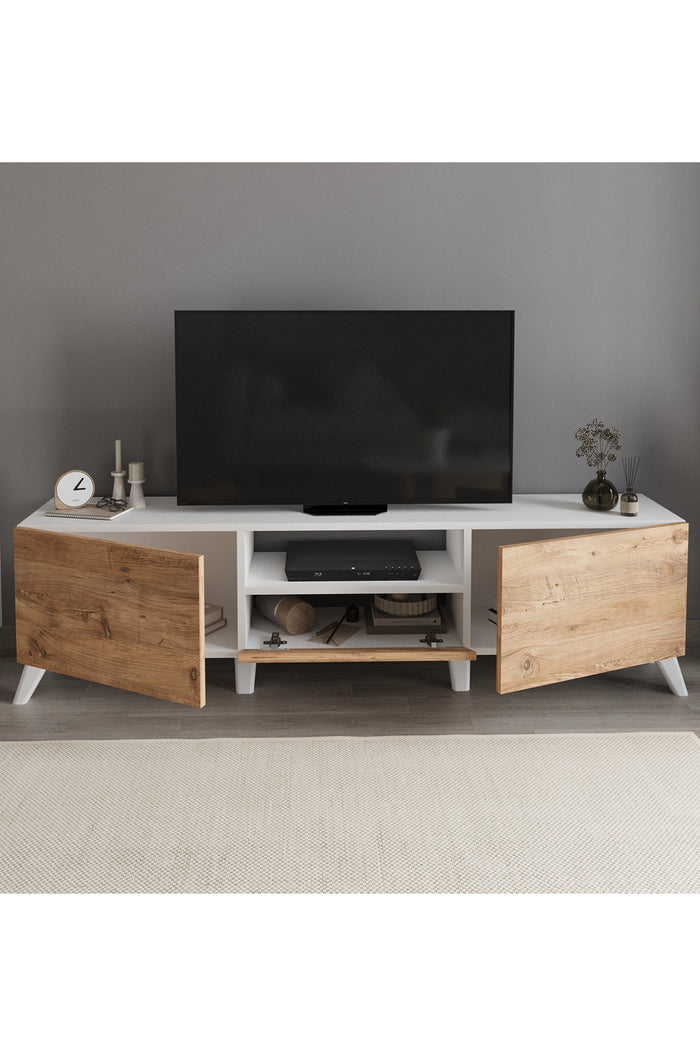 Meuble TV Malric - Blanc