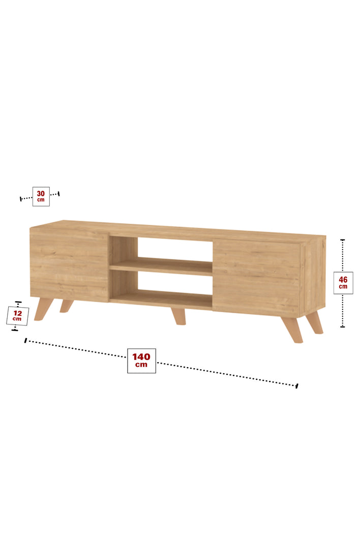 Meuble TV - chêne