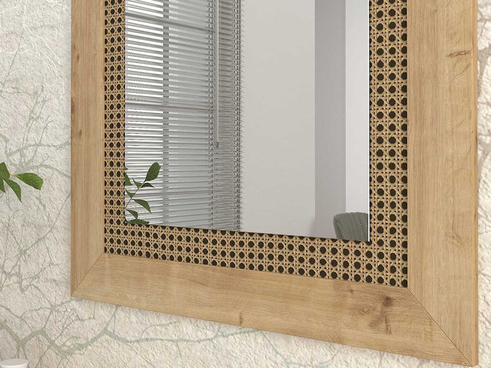 Miroir MADURA avec cadre en bois