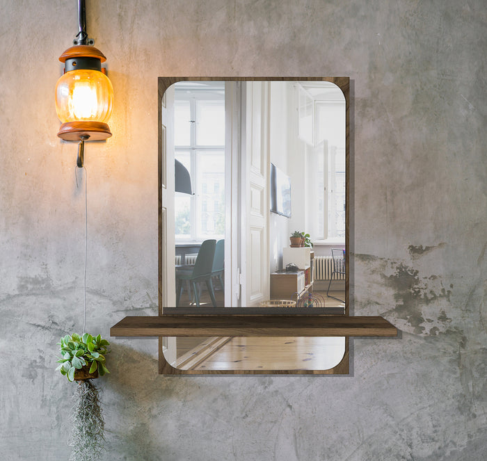 Miroir Ekol avec cadre en bois