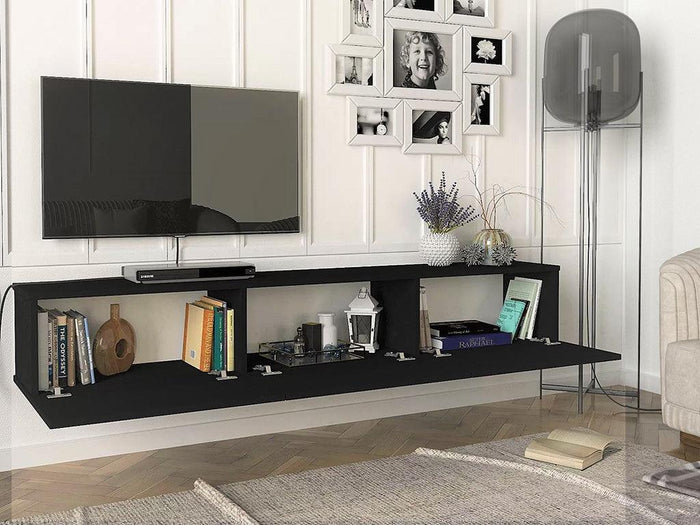 Table TV Suspendu ALMAD 180cm - Noir