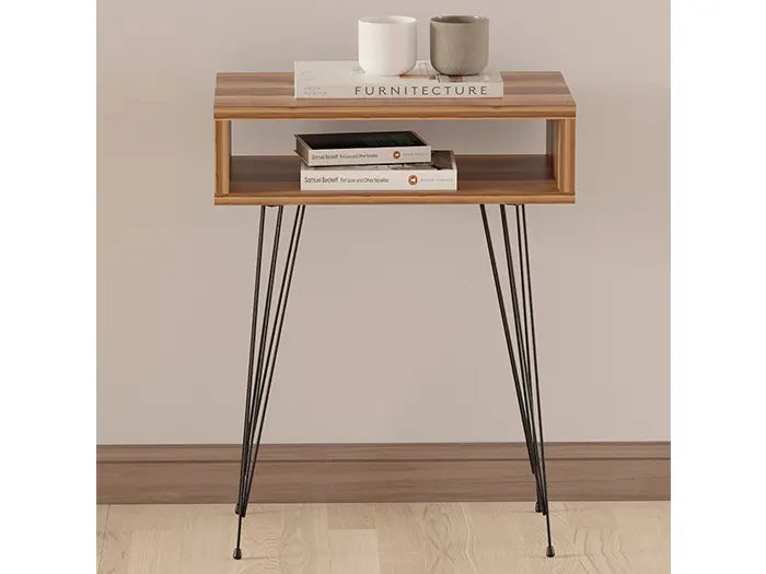 Table d'Appoint Kaelen - Noyer Chêne