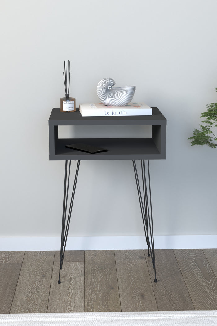 Table d'Appoint Kaelen - Gris Anthracite