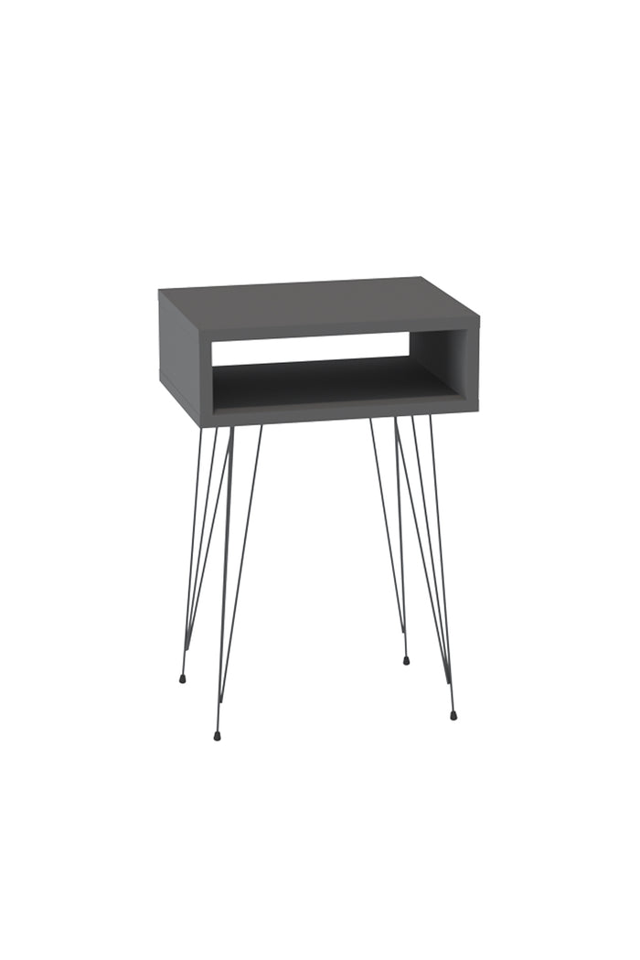 Table d'Appoint Kaelen - Gris Anthracite